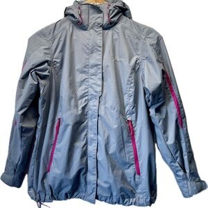 Columbia Women’s Omni-Tech Jacket With Removable Hood Pink/Gray Size S